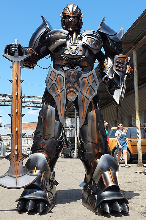 Megatron NEW EXCLUSIVE костюм трансформера для аниматоров