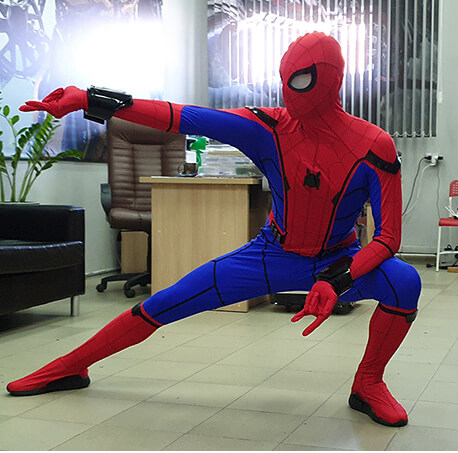 Человек-паук NEW костюм трансформера для аниматоров